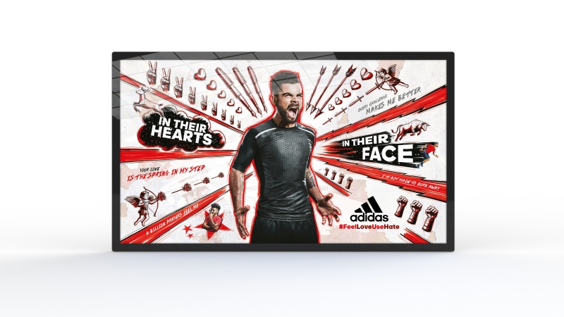 55-inch advertising display