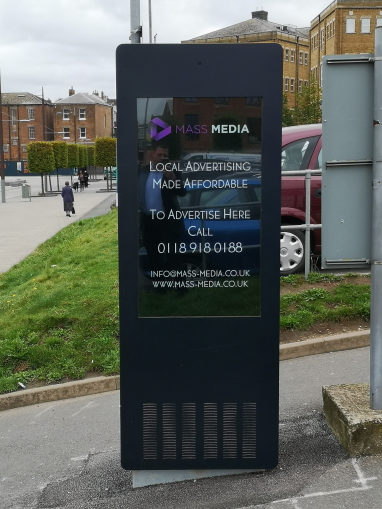 Outdoor digital signage at Gloucester Docks